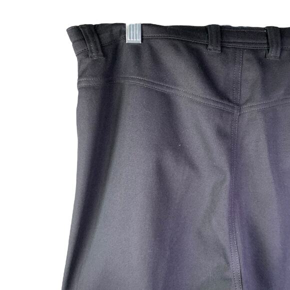 ESCADA Pants Women 10 Black Straight Leg Cotton Jean High-Rise Trouser Stretch - Picture 5 of 7